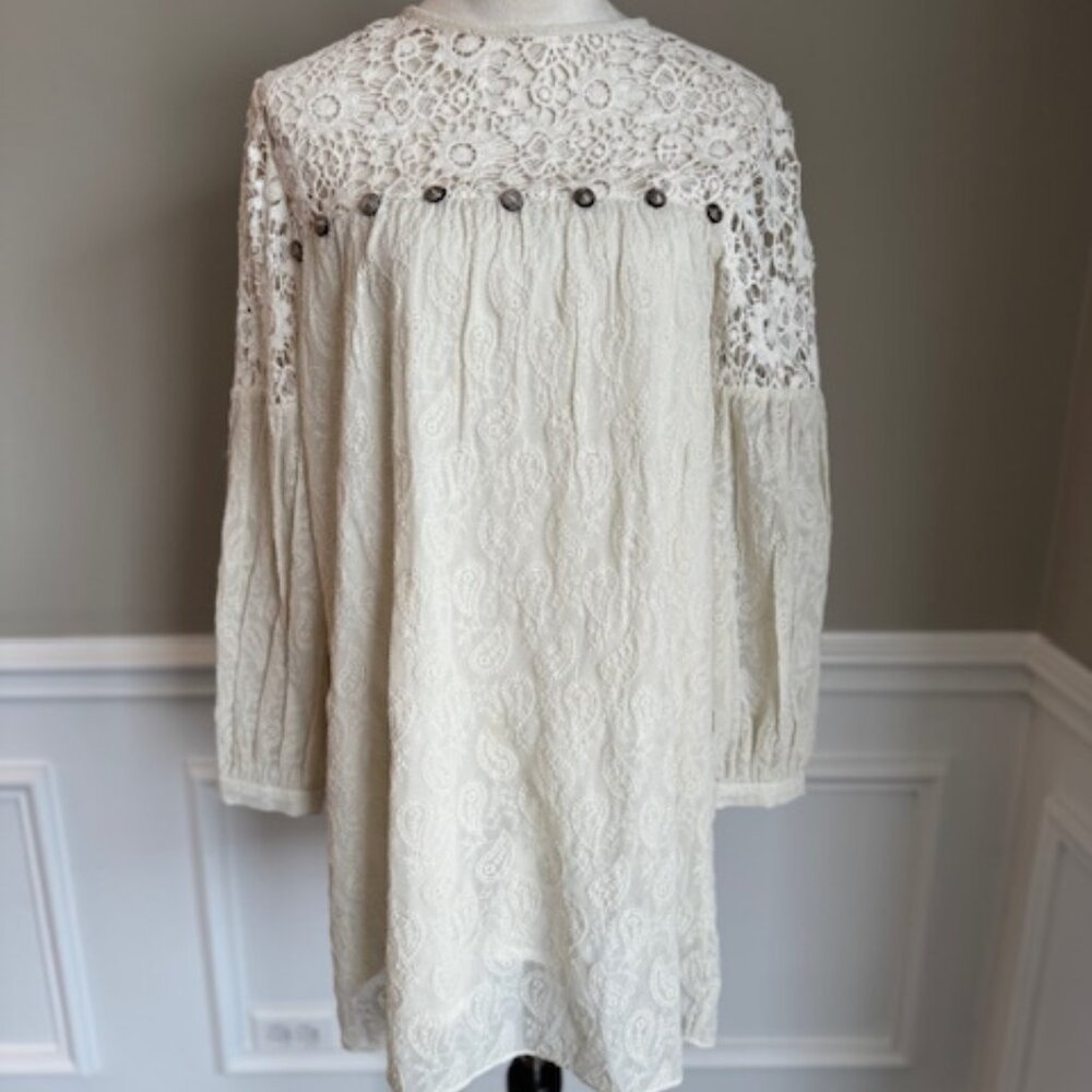 Anthropologie Josephine Lace Tunic Dress